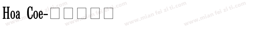 Holland Conden字体转换